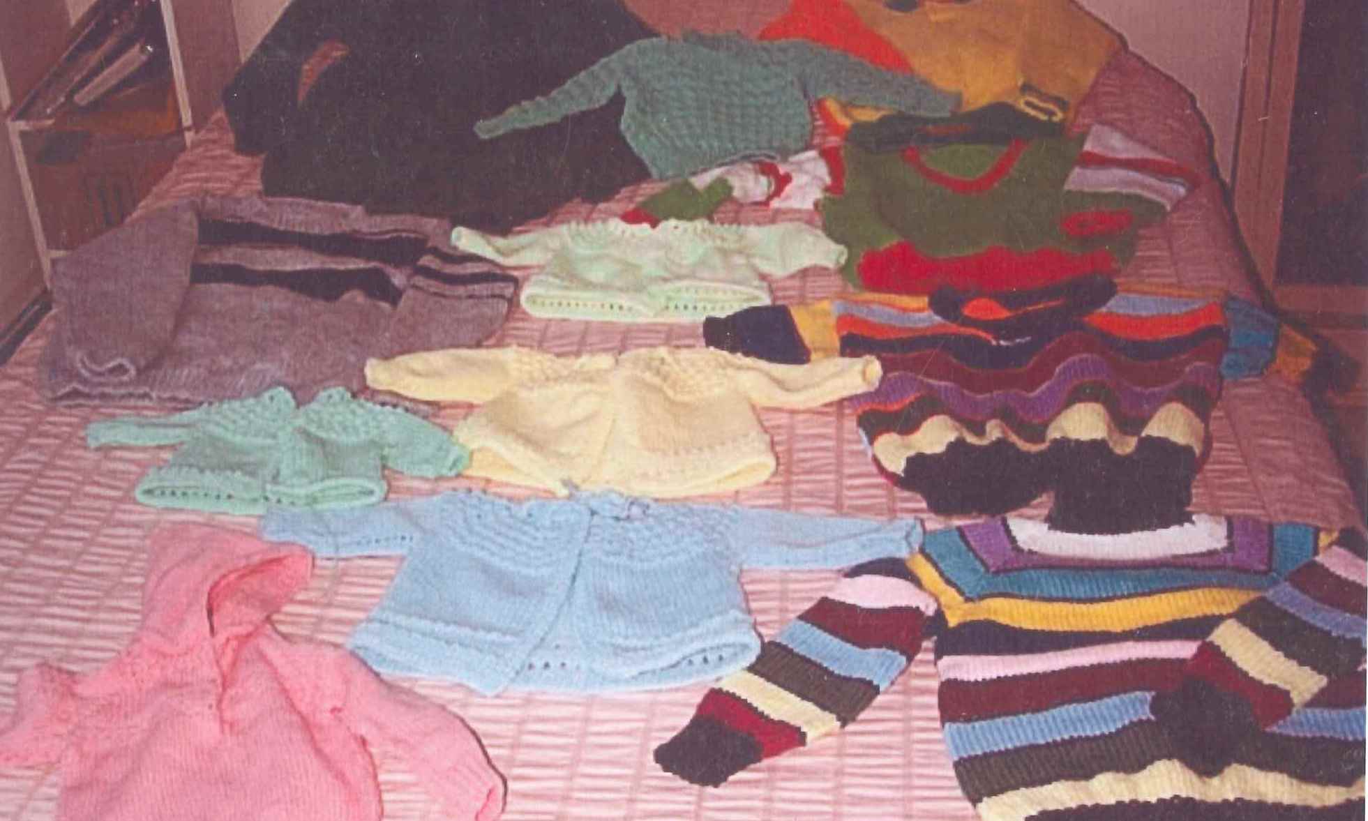 Knitted children's sweaters